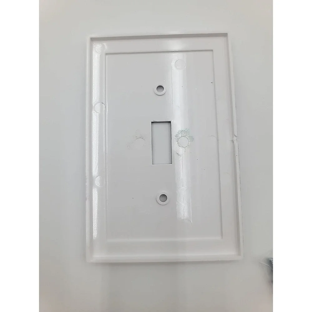 1-Gang Single Toggle Light Switch Wall Plate Decor Cover Purple‎ Rose Butterfly